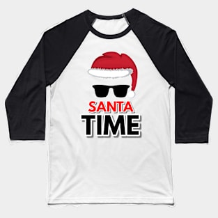 Santa Time Baseball T-Shirt